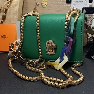Green cute crossbody bag